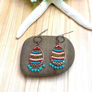 Amazing beaded Boho Style Earrings